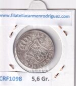 CRF1098 MONEDA ESPAÑA CARLOS III 2 REALES 1784 MADRID JD PLATA - Imagen 2