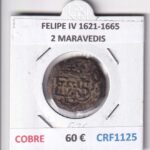 CRF1125 MONEDA ESPAÑA FELIPE IV 1621-1665 2 MARAVEDIS