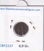 CRF1137 MONEDA ESPAÑA GOBIERNO PROVISIONAL 1 CENTIMO 1870 COBRE - Imagen 2