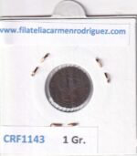 CRF1143 MONEDA ESPAÑA GOBIERNO PROVISIONAL 1 CENTIMO 1870 COBRE - Imagen 2