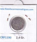 CRF1190 MONEDA ESPAÑA ALFONSO XII 50 CENTIMOS 1881 *-*- PLATA - Imagen 2