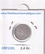 CRF1191 MONEDA ESPAÑA ALFONSO XII 50 CENTIMOS 1881 *-*- MSM PLATA - Imagen 2