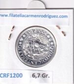CRF1200 MONEDA ESPAÑA V CENTENARIO 500 PESETAS 1990 PLATA - Imagen 2