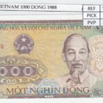 CRJ0143 BILLETE VIETNAM 1.000 DONG 1988 P-106a