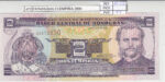 CRJ0472 BILLETE HONDURAS 2 LEMPIRA 2006 P-80 Af
