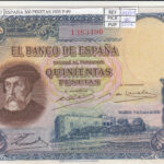 CRJ0887 BILLETE ESPAÑA  500 PESETAS 1935 P-89 SIN CIRCULAR