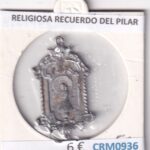 CRM0936 MEDALLA RELIGIOSA RECUERDO DEL PILAR