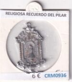 CRM0936 MEDALLA RELIGIOSA RECUERDO DEL PILAR