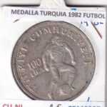 CRM0937 MEDALLA TURQUIA 1982 FUTBOL CU-NI