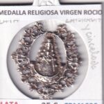 CRM1038 MEDALLA RELIGIOSA VIRGEN ROCIO PLATA