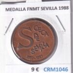 CRM1046  MEDALLA FNMT SEVILLA 1988