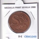 CRM1049  MEDALLA FNMT SEVILLA 1988