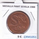 CRM1051  MEDALLA FNMT SEVILLA 1988