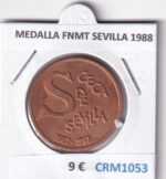 CRM1053  MEDALLA FNMT SEVILLA 1988