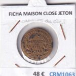 CRM1063 FICHA MAISON CLOSE JETON