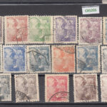 CRS0205 SELLOS ESPAÑA  N.º CAT 919-35 USADOS BIEN CENTRADOS