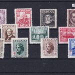 CRS1357 SELLOS ESPAÑA Nº CAT. 1033/43 XX SIN CHARNELA