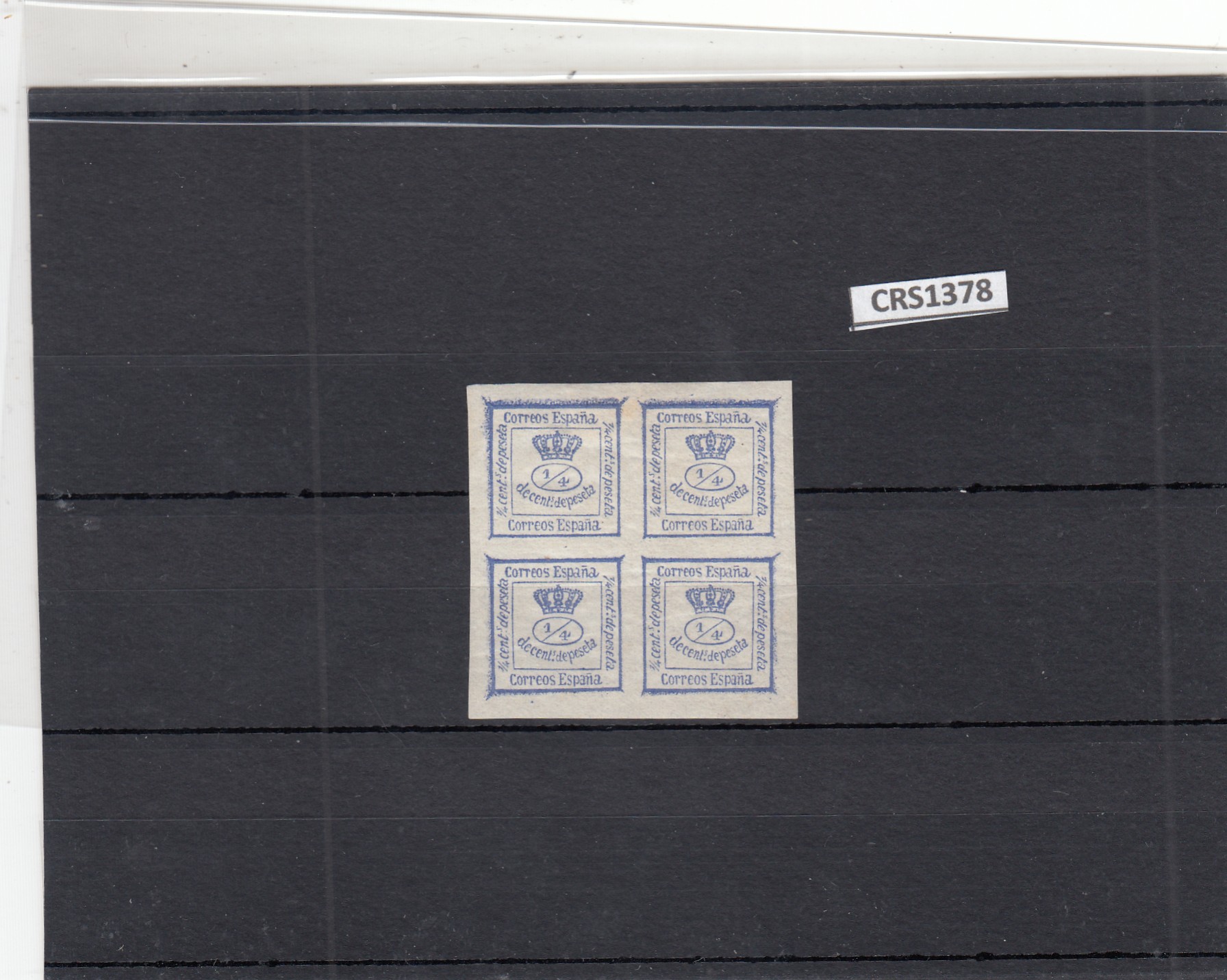 CRS1378 CRS1378 SELLO ESPAÑA Nº CAT. 115 X CON CHARNELA - Imagen 1