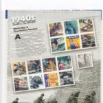 CRSEXT0677 Sellos EEUU  “Celebrando el siglo”. Serie  quinta década 1940-1949.
