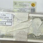 CRT0008 TACO 1000 BILLETES CUBA 1 PESO 2016 P-128