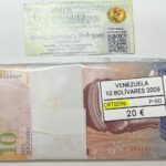 CRT0096 TACO 100 BILLETES VENEZUELA 10 BOLIVARES 2009 P-90