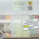 CRT0100 TACO 1000 BILLETES VENEZUELA 10 BOLIVARES 2018 P-103