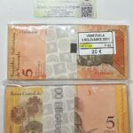 CRT0103 TACO 100 BILLETES VENEZUELA 5 BOLIVARES 2011 P-89