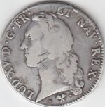 CR2219 MONEDA FRANCIA 24 SOLES 1762 (BAYONA) MBC PLATA