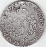 CR2219 MONEDA FRANCIA 24 SOLES 1762 (BAYONA) MBC PLATA - Imagen 2