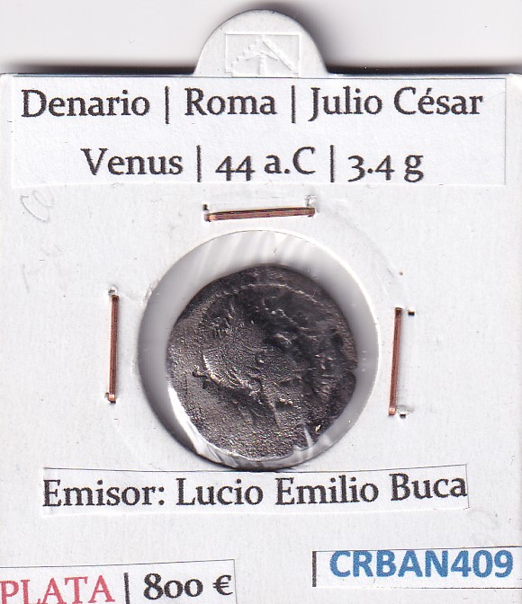 CRBAN409 CRBAN409 MONEDA ROMANA DENARIO (VER DESCRIPCION EN FOTOS) - Imagen 1