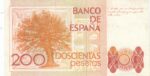 CRBP0048  BILLETE ESPAÑA 200 PESETAS 1980 SERIE ESPECIAL 9A MBC