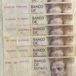 CRBS3783 LOTE 120 BILLETES ESPAÑA 5000 PESETAS 1979 DIFERENTES SERIES MBC/EBC