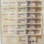 CRBS3789 LOTE 120 BILLETES ESPAÑA 5000 PESETAS 1979 DIFERENTES SERIES BC/MBC+