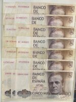 CRBS3791 LOTE 120 BILLETES ESPAÑA 5000 PESETAS 1979 DIFERENTES SERIES BC/MBC - Imagen 5