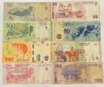 CRBX0092 LOTE DE 8 BILLETES DIFERENTES ARGENTINA MBC- - Imagen 2