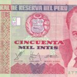 CRBX2159 BILLETE PERU 50000 INTIS 1988 SIN CIRCULAR
