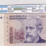 CRBX3265 BILLETE ARGENTINA 100 PESOS MBC