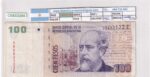 CRBX3265 BILLETE ARGENTINA 100 PESOS MBC