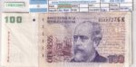 CRBX3266 BILLETE ARGENTINA 100 PESOS BC