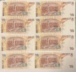 CRBX3268  LOTE 8 BILLETES ARGENTINA 10 PESOS EBC - Imagen 2