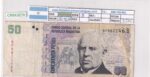 CRBX3270 BILLETE ARGENTINA 50 PESOS USADO