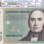 CRBX3278 BILLETE LITUANIA 100 LITU 2000 SERIE AB P-70 MBC