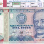 CRBX3288 BILLETE PERU 500000 INTIS 1989 SERIE Z P-147 SIN CIRCULAR