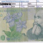 CRBX3297 BILLETE RUMANIA 10000 LEI 2000 SERIE D P-112 BC+