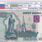 CRBX3300 BILLETE RUSIA 1000 RUBLOS 1997 SERIE 4H EBC+