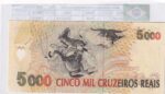 CRBX3323 BILLETE BRASIL 5000 CRUZEIROS 1993 SIN CIRCULAR - Imagen 2