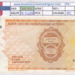 CRBX3347 BILLETE ANTILLAS HOLANDESAS 50 GULDEN 2013 SIN CIRCULAR