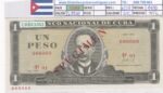 CRBX3353 BILLETE CUBA 1 PESO 1970 SPECIMEN SERIE P SC