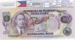 CRBX3362 BILLETE FILIPINAS 100 PISOS 1949 SPECIMEN SC