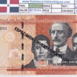 CRBX3368 BILLETE REPUBLICA DOMINICANA 100 PESOS 2014 SPECIMEN SC
